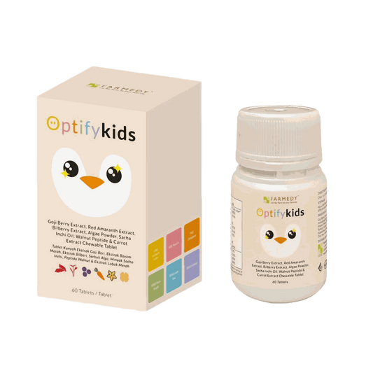 FARMEDY OptifyKids : Brain, Eye & Speech Support Chewables Tablets for Kids